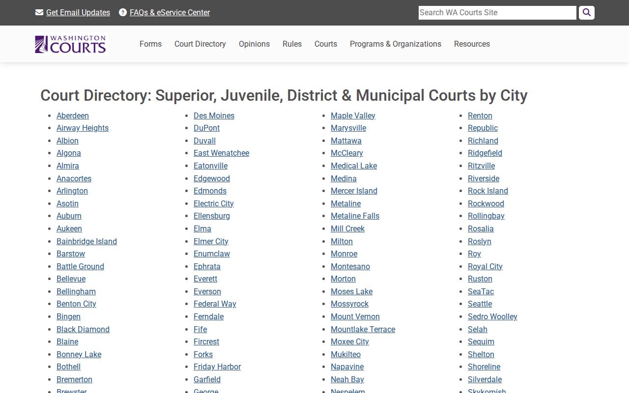 Ione court records state city directory